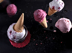 Carolina Cream ice cream flat lay
